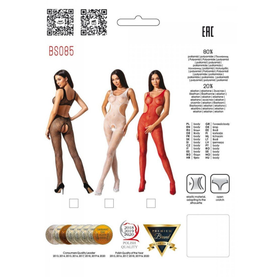 Бодистокинг, белый Passion BS085 White