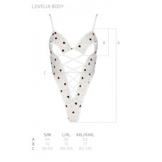 Боди, белое Lovelia Body White, L/XL