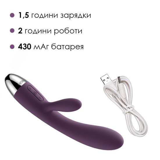 Вибратор-кролик с интеллектуальным режимом, фиолетовый Svakom Alice Violet