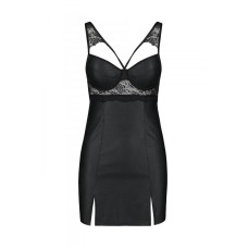 Бебі-дол з еко-шкіри та мережива, чорний Passion Loona Chemise, XXL/XXXL