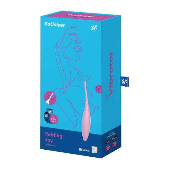 Смарт-вибратор для клитора, розовый Satisfyer Twirling Joy Pink