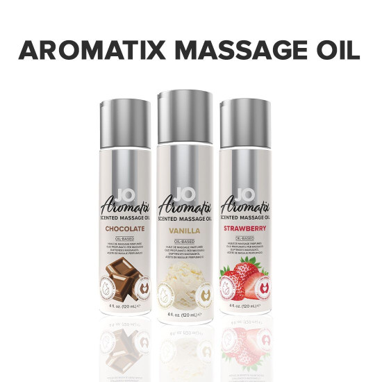 Натуральное массажное масло с ванильным ароматом JO Aromatix Massage Oil Vanilla, 120 ml