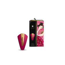 Клиторальный вибратор, малиновый Shunga Obi Raspberry