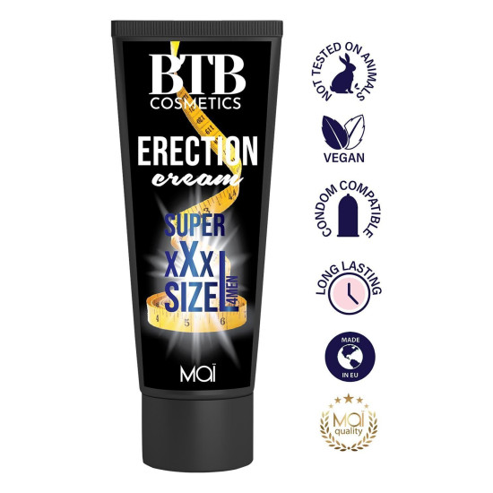 Крем для улучшения эрекции и увеличения члена BTB XXL CREAM, 100 ml
