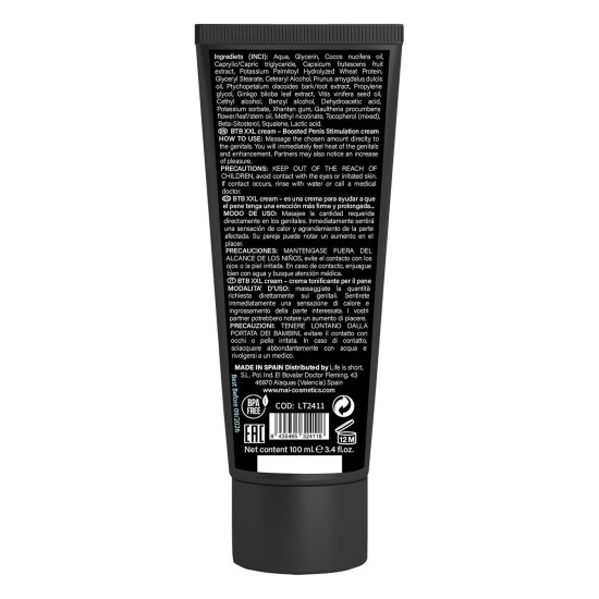 Крем для улучшения эрекции и увеличения члена BTB XXL CREAM, 100 ml