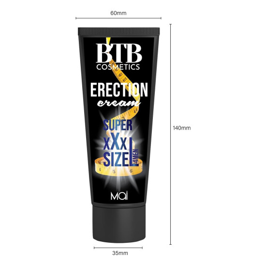 Крем для улучшения эрекции и увеличения члена BTB XXL CREAM, 100 ml