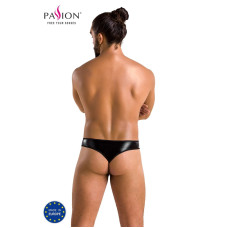 Мужские стринги под латекс, черные Passion 033 Thong Paul Black, S/M