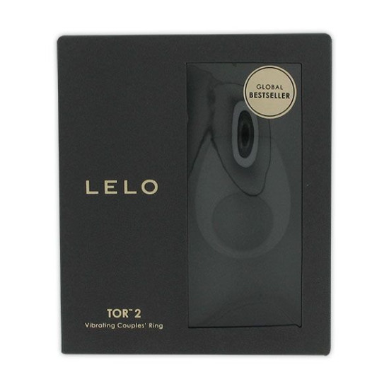 Эрекционное кольцо с вибрацией, черное Lelo Tor 2 Black