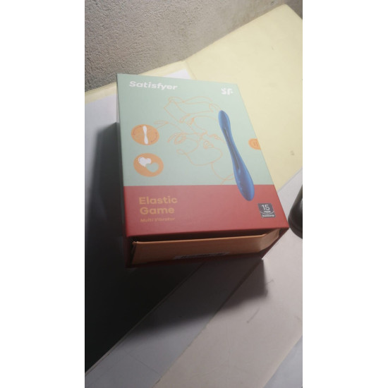 Универсальный гибкий вибратор для пар, темно-синий Satisfyer Elastic Game Dark Blue (мятая упаковка!!!)