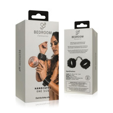БДСМ наручники з екошкіри, чорні Bedroom Fantasies Handcuffs Black