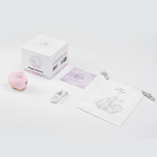 Вакуумный клиторальный стимулятор, розовый Magic Motion Unicorn Pink