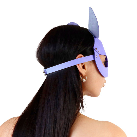 Шкіряна маска зайчика, лавандова Art of Sex Mouse Mask Lavender