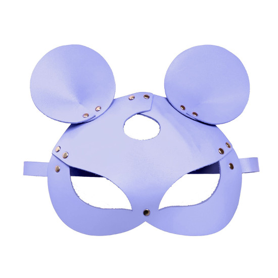 Шкіряна маска зайчика, лавандова Art of Sex Mouse Mask Lavender