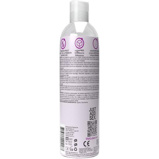 Зігріваючий лубрикант на водній основі зі смаком маракуї Wet Warming Passion Fruit 4 in 1, 118 ml