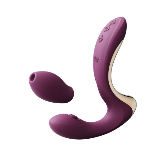 Вібратор для точки G з пульсуючою технологією, фіолетовий Zalo Talis G-Spot PulseWave Vibrator Velvet Purple
