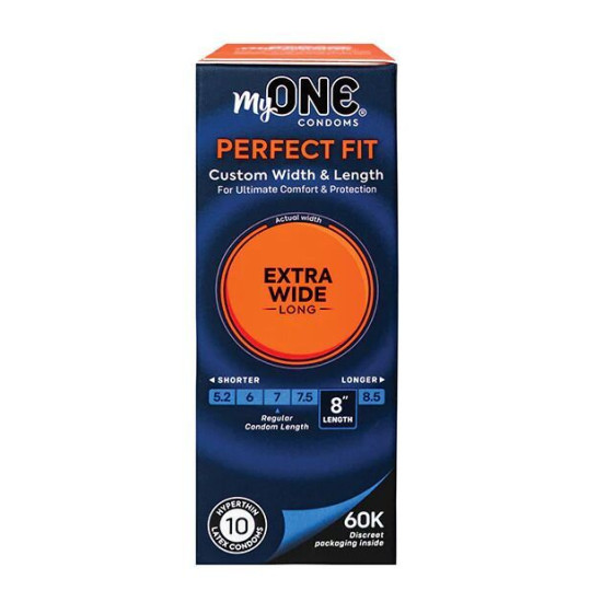 Презервативи в картонній коробці MyONE Extra Wide & Long, 10 шт