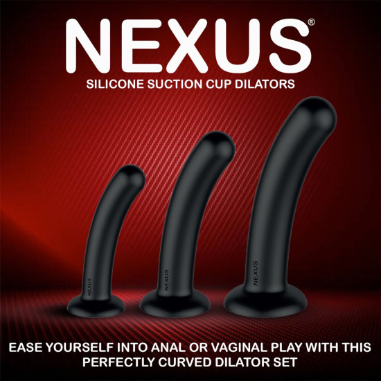 Набір ділдо (17 см, 15 см, 12,5 см) Nexus Dilating Set