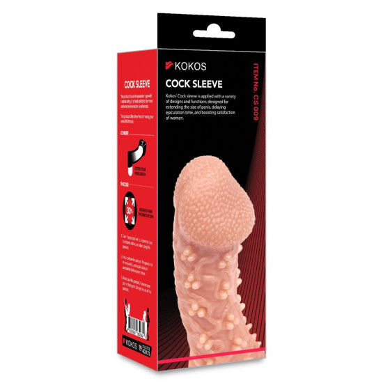 Насадка на член Kokos Cock Sleeve CS 009, M