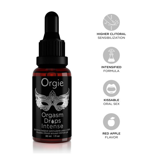 Збуджуючі краплі для клітора Orgie Orgasm Drops Intense, 30 ml