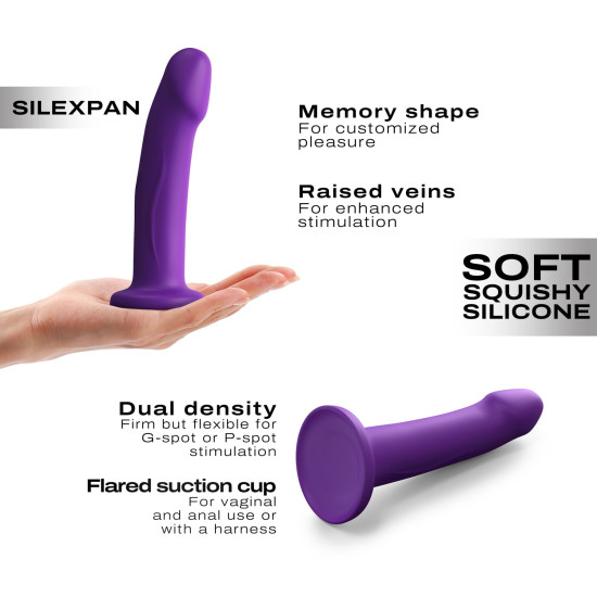 Фаллоимитатор на присоске, фиолетовый Dorcel Real Pleasure Purple, M
