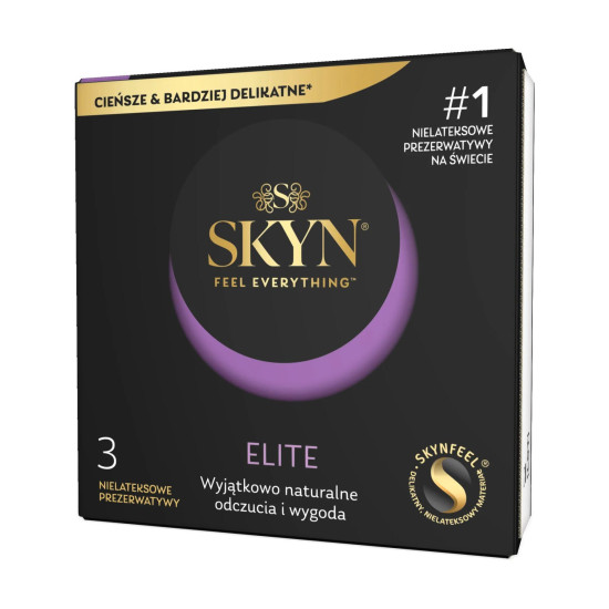Ультратонкі презервативи для чутливого контакту SKYN Elite, 3 шт