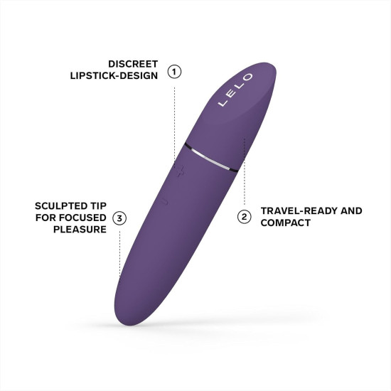 Вибропуля с элегантным дизайном, фиолетовая Lelo Mia 3 Purple