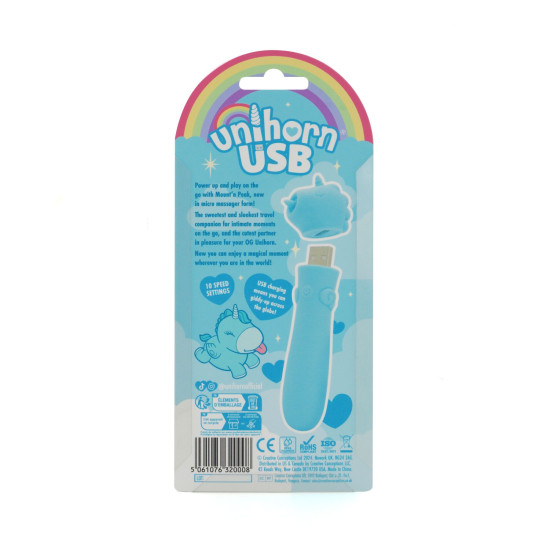 Вибропуля с USB-зарядкой Unihorn USB Bullet Mount'n Peak