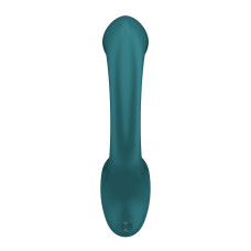 Вагинально-клиторальный вибратор с 2 моторами, темно-зеленый Satisfyer G For Goddess 2 Bottle Green