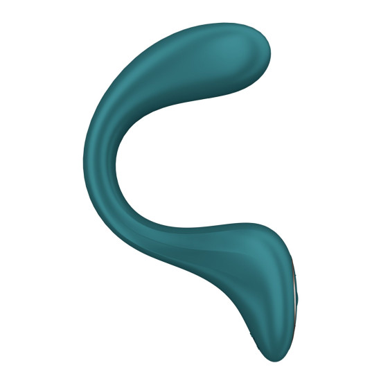 Вагінально-кліторальний вібратор з 2 моторами, темно-зелений Satisfyer G For Goddess 2 Bottle Green