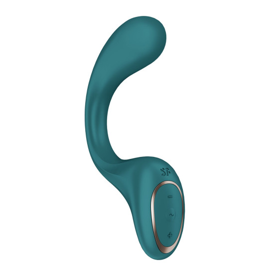 Вагінально-кліторальний вібратор з 2 моторами, темно-зелений Satisfyer G For Goddess 2 Bottle Green
