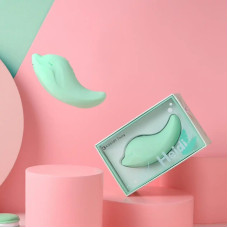Вібратор і кліторальний стимулятор, зелений Kisstoy Heidi Green