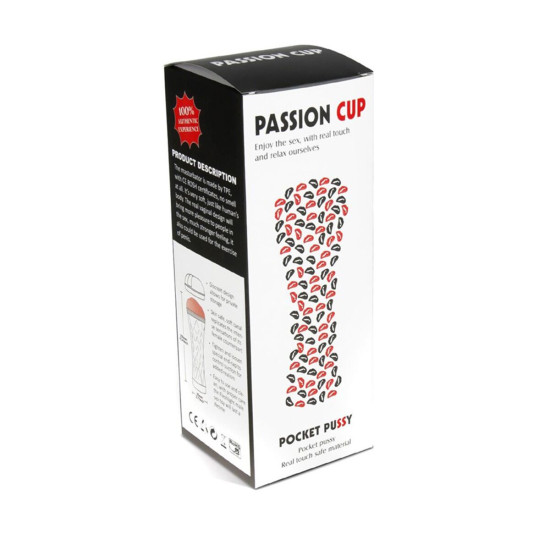 Мастурбатор-попа з вібрацією Passion Cup - Anal