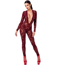 Бодістокінг Noir Handmade F382 Kink Royal Catsuit, M