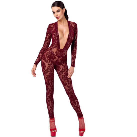 Бодістокінг Noir Handmade F382 Kink Royal Catsuit, M