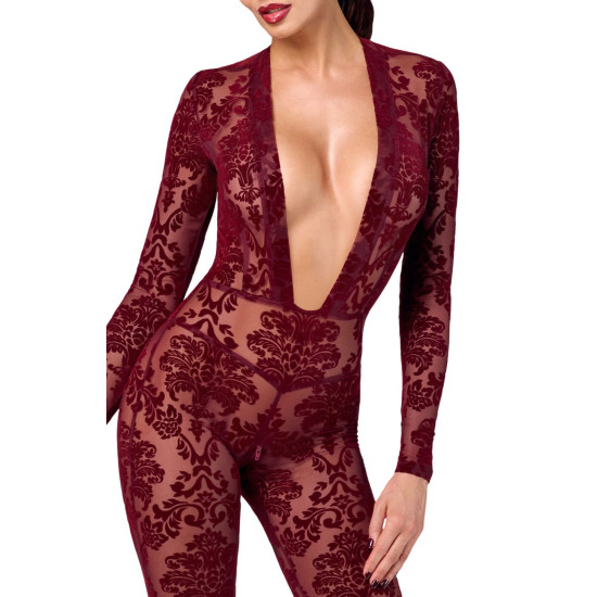 Бодістокінг Noir Handmade F382 Kink Royal Catsuit, M