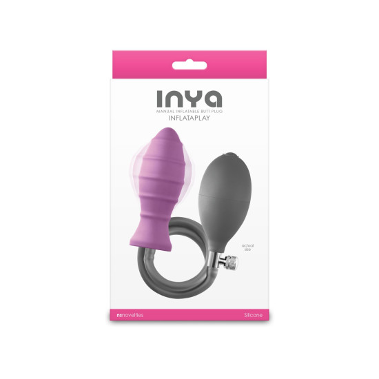 Надувна анальна пробка, рожева NS Novelties INYA - InflataPlay - Pink