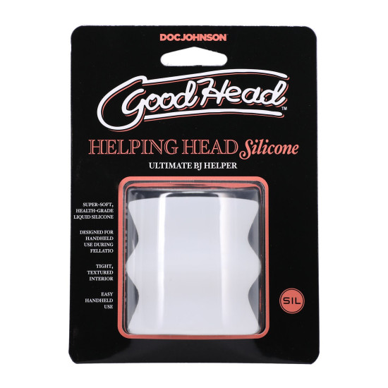 Силиконовый мастурбатор Doc Johnson GoodHead Helping Head Silicone