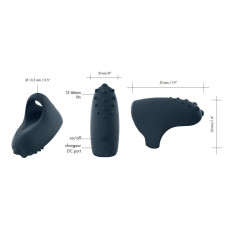 Вибратор на палец, перезаряжаемый Dorcel Magic Finger Black
