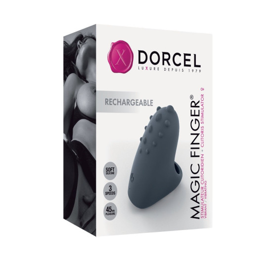 Вибратор на палец, перезаряжаемый Dorcel Magic Finger Black