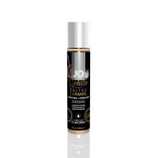 Оральна змазка зі смаком солоної карамелі на водній основі JO GELATO Salted Caramel, 30 ml