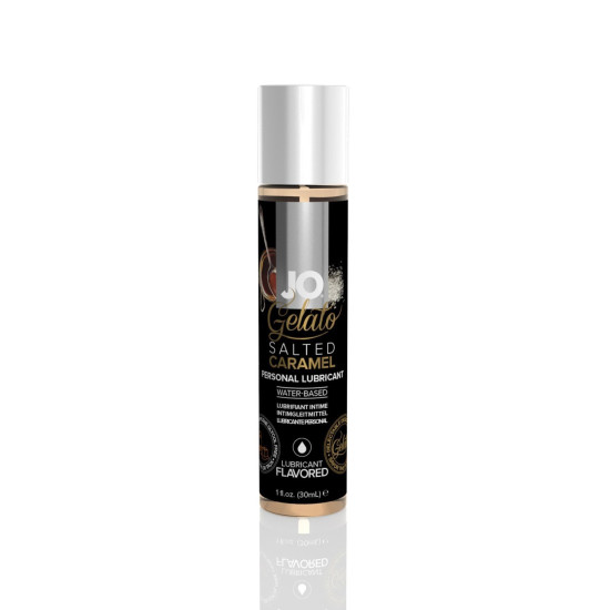 Оральная смазка со вкусом соленой карамели на водной основе JO GELATO Salted Caramel, 30 ml