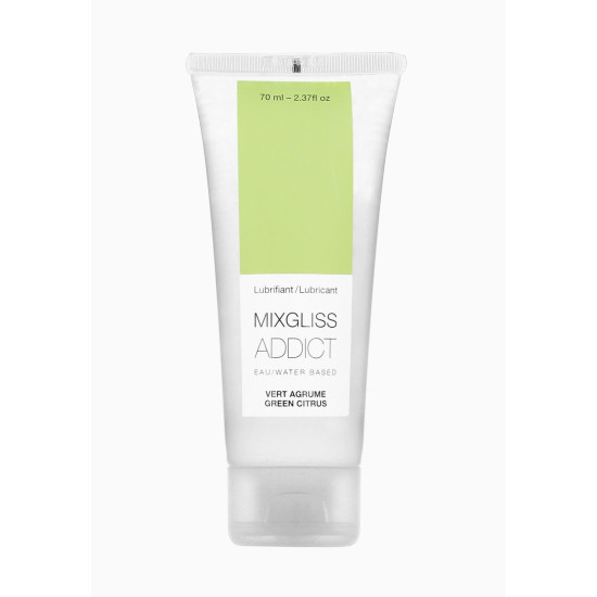 Лубрикант с ароматом лайма на водной основе MixGliss Addict Green Citrus, 70 ml