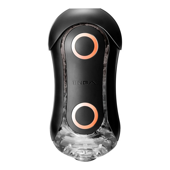 Мастурбатор с изменяемым сжатием и стимулирующими шариками Tenga Flip Orb Strong Orange Crash
