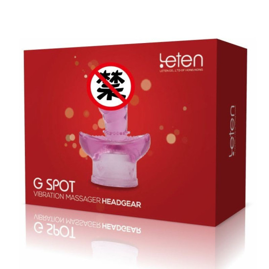 Насадка для вібромасажера 40×92 мм Leten G Spot Headgear 5