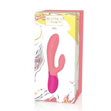 Вибратор-кролик, 10 режимов, медицинский силикон, кораллово-розовый Rianne S Xena Coral/Rose