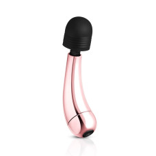 Міні вібромасажер у формі мікрофона Rosy Gold Nouveau Mini Curve Massager