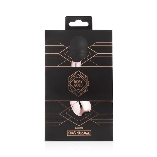 Міні вібромасажер у формі мікрофона Rosy Gold Nouveau Mini Curve Massager