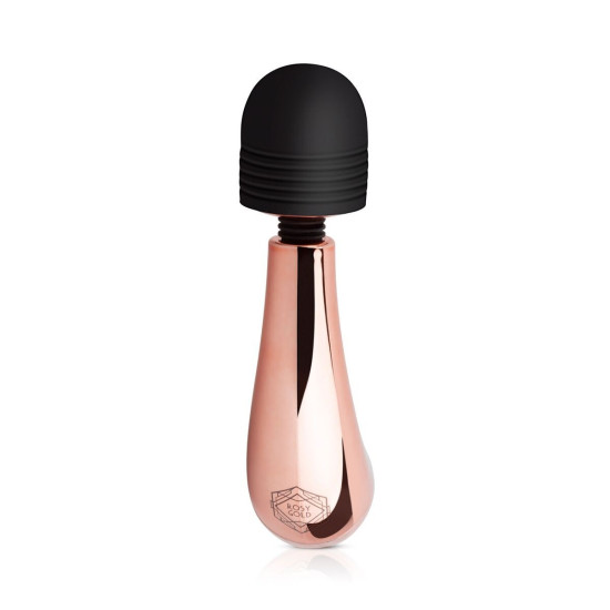 Міні вібромасажер у формі мікрофона Rosy Gold Nouveau Mini Curve Massager