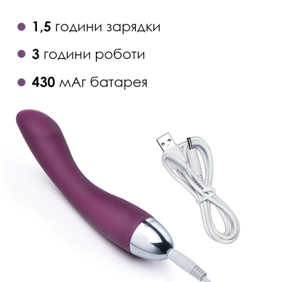 Вібратор для точки G з інтелектуальним режимом, фіолетовий Svakom Amy Violet