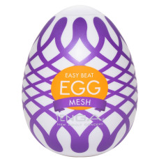 Мастурбатор-яйце з сітчастим рельєфом Tenga Egg Mesh